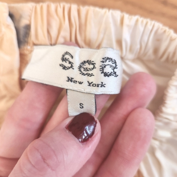 EUC Sea New York Tamara Top in Camel/Tie-Dye, Size S - Picture 7 of 16